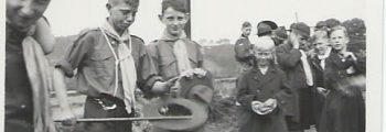 Baden Powell visits Drum Hill Camp